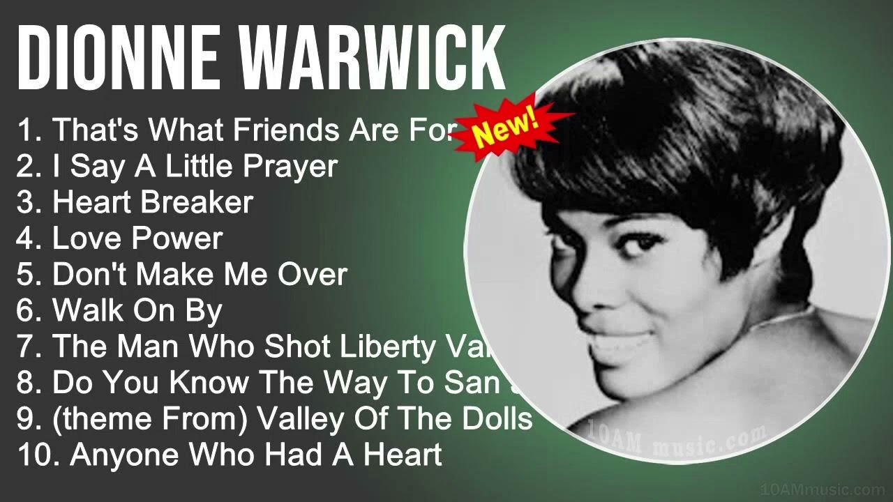 Dionne Warwick Greatest Hits Full Album - Best Songs Of Dionne Warwick ...