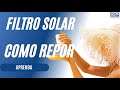 Como reaplicar o filtro solar