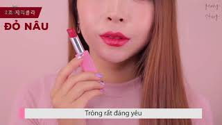 Đôi môi căng mọng cùng son CORINGCO CHERRY CHU BONNY