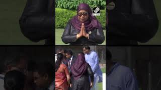 Tanzanian Prez Samia Suluhu Hassan pays homage to Mahatma Gandhi at Raj Ghat