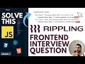 Solving Rippling Frontend Interview Question | Asynchronous Task Runner