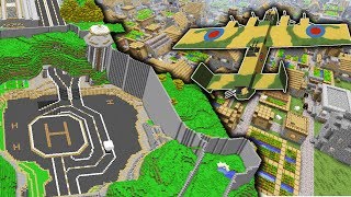 Biggest Air Force Base on the Server!  | Minecraft WAR #44