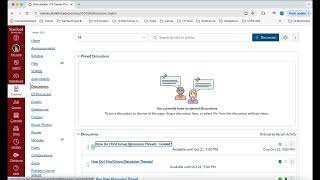 How Do I Find Group Discussion Threads?