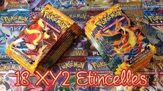 Ouverture de 18 boosters Pokémon XY2 étincelles ft DavidLafarge - Pioche de MALADE !