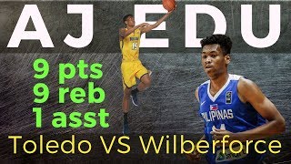 AJ Edu Game Review | Toledo Rockets VS Wilberforce NCAA Basketball Division 1