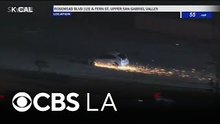 Riverside County deputies use spike strip, PIT maneuver to end chase before removing children from c