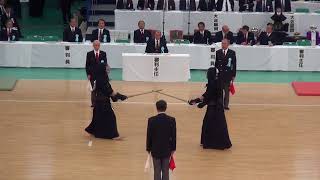 65th All Japan Kendo Championship 56   Round 3, Hatakenaka vs Sato