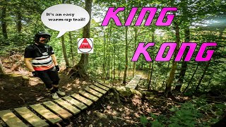 Sentiers du Moulin - King Kong. Is this really a warm-up Trail?!?