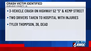 Fatal crash victim identified in Dubuque County