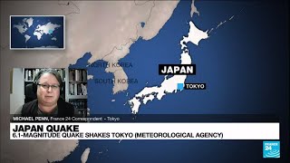 Japan quake: 6.1-magnitude earthquake shakes Tokyo • FRANCE 24 English