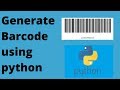 How to Generate Barcode using python