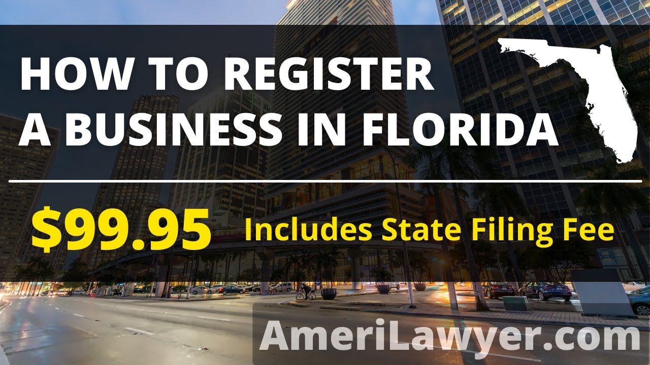 How To Register A Business In Florida (Sunbiz.org) - YouTube