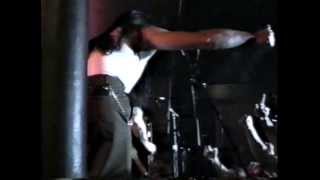 Johnny Kelly from Type O Negative playing with Pist-On in Fargo 1997