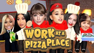 Celebrities Work at a Pizza Place