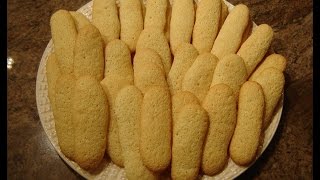 Lady Fingers Italian/Savoiardi Cookie by Diane Lovetobake