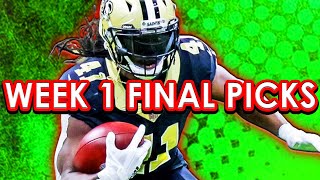 NFL DraftKings Picks + FanDuel Picks (Week 1 DFS Picks)