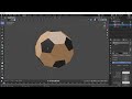 blender でのサッカー ボールのモデリング ステップ バイ ステップ チュートリアル