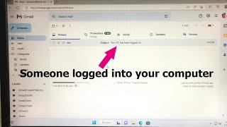 Send Gmail when logging in Windows 11