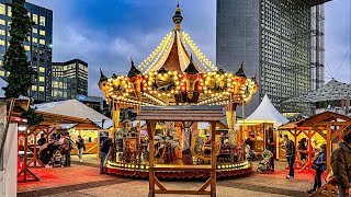 🇫🇷 CHRISTMAS MARKET - PARIS - LA DEFENSE - 4K