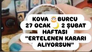 🎂KOVA VE YÜKSELEN KOVA BURCU AQUARIUS 27 OCAK 🌙 2 ŞUBAT HAFTASI KAHVE FALI VE TAROT AÇILIMINIZ