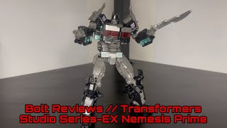 Bolt Reviews // Transformers Studio Series-EX Nemesis Prime