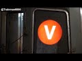 r68 f train u0026 d train on the g line nyc mta subway roll sign error @trainman6000