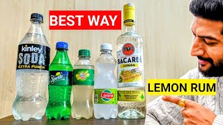 Best Way To Drink Bacardi Limon Rum | How to Drink White Rum | The Whiskeypedia