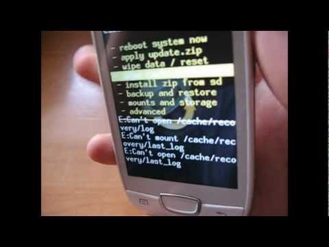 Como instalar Clockworkmod Recovery en un Galaxy Mini Como instalar Clockworkmod Recovery en un Galaxy Mini
