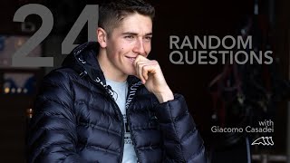 24 RANDOM QUESTIONS with Giacomo Casadei.