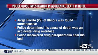 Police close investigation into accidental death at Bowling Green hotel
