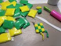 Hari Raya Craft | Hands-on Activity | DIY Air Dry Clay Ketupat Keychain