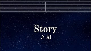 練習用カラオケ♬ Story - AI 【ガイドメロディ付】 インスト, BGM, 歌詞