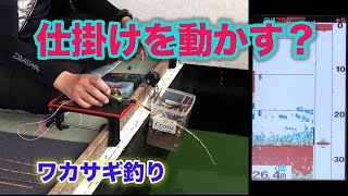 ワカサギ釣り 仕掛けを動かす？　Smelt fishing top secret