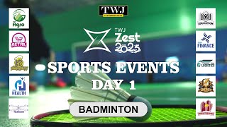 TWJ ZEST 2025 | SPORTS | TABLE TENNIS ( DAY 1 ) | LIVE FROM DERVAN  @TWJLivecast