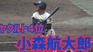 【ヤクルト】ドラフト4位 小森航大郎 内野手 宇部工業 走攻守三拍子揃ったショート 打率9割の男！ 50メール5秒台の俊足 東京ヤクルトスワローズ プロ野球ドラフト会議2021