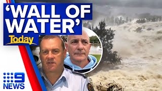'Inland tsunami' as dam spills in NSW floods disaster | 9 News Australia
