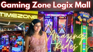 Logix mall Noida, Logix Mall Noida Gaming Zone, Timezone Gaming Zone in Noida.