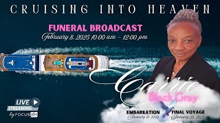 Funeral Live Stream Broadcast for Carie Black Gray