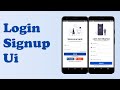 Login & Signup Ui Design in React Native - Speed Code