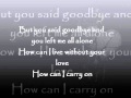 Goodbye Is Not Forever - Eric Santos Lyrics