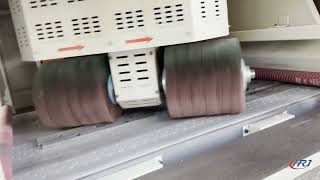 Automatic Sheet Metal Deburring Machine | Edge Rounding + Vacuum Table
