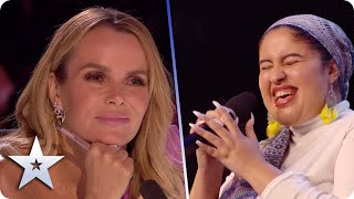 INSPIRATIONAL Imen Siar's BEAUTIFUL voice blows everyone away! | Auditions | BGT 2020