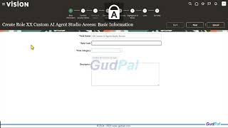 How to create new User and assign Roles to access Oracle Fusion AI Agent Studio? (Rel 13 / Ver 25D)