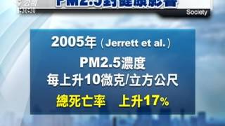 細懸浮微粒PM2 5飆升 長期恐危害健康 20141223 公視晚間