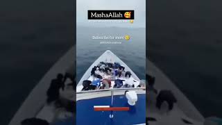 MashaAllah 😍 prayer in sea #shorts #viral #fatihseferagic #eid2023 #new #prayer