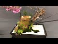 ikebana cherry blossoms sakura japanese floral design 池坊展 池坊中央研修学院祭 ikebana spring exhibition 2021