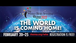 22.02.20 | Winter Bible Seminar | Sun. 6pm | Rev. Kenneth W. Hagin