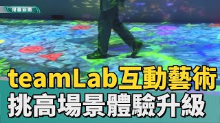 國際大展|teamLab互動藝術 挑高場景體驗升級