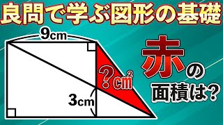 【頭の良い人しか解けない図形のトリック】小学生が解く算数の問題でヒラメキを体感しよう【中学受験の算数】