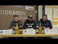 eisbären tv pressekonferenz 19.01.2025 esv burgau vs. ev pfronten 7 3